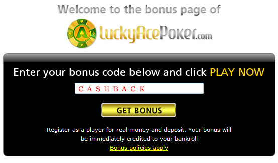 luckyacepoker.com bonus code